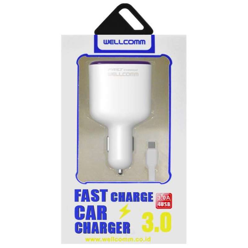 Jual Charger Mobil Car Charger 4 Slot USB Fast Charge 8