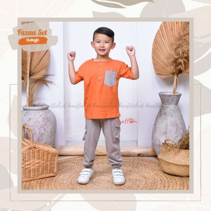 Jual Kaaffah Fazaa Set Baju Muslim Anak di Seller Kaaffah.ID Kab
