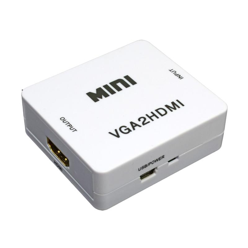 Jual Mini VGA to HDMI Converter Full HD 1080p Online Jual Mini VGA to HDMI Converter Full HD 1080p Online