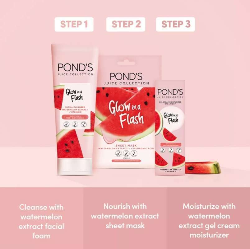 Jual Ponds Gel Cream Moisturizer Watermelon 20gr Pond's Semangka Di