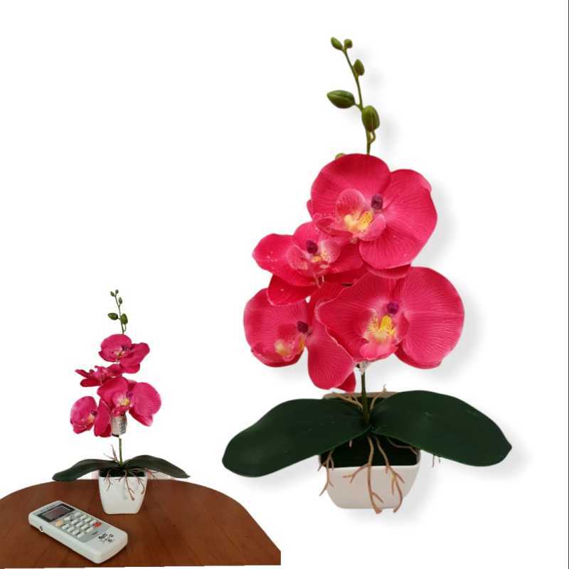 Promo Bunga Hias Meja Artificial Anggrek / Dekorasi Ruangan Rak