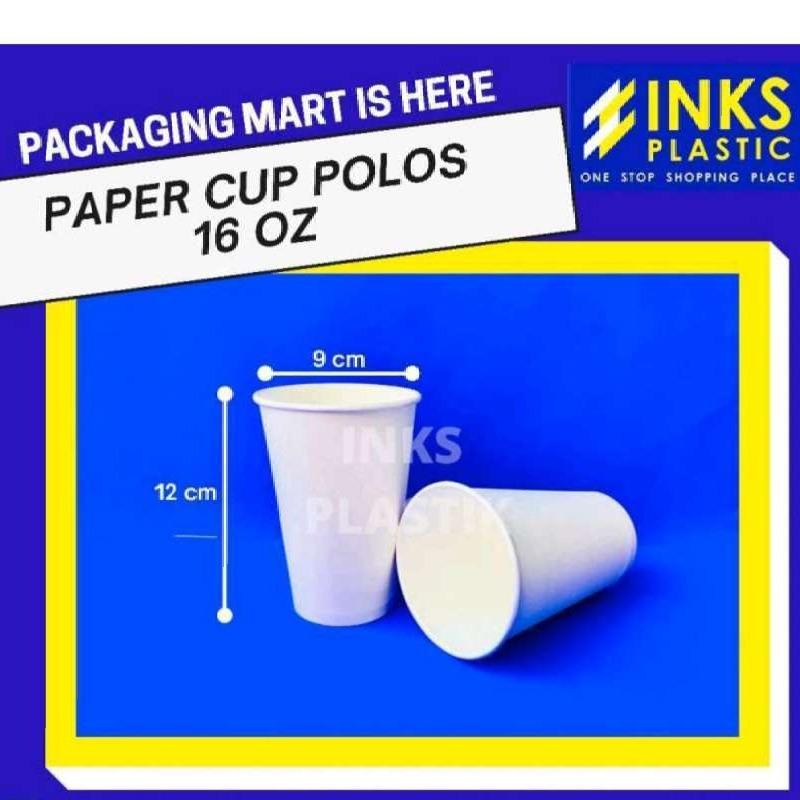 Jual PAPER CUP 16OZ (50PCS) di Seller inksplasticpackaging - Cibadak ...