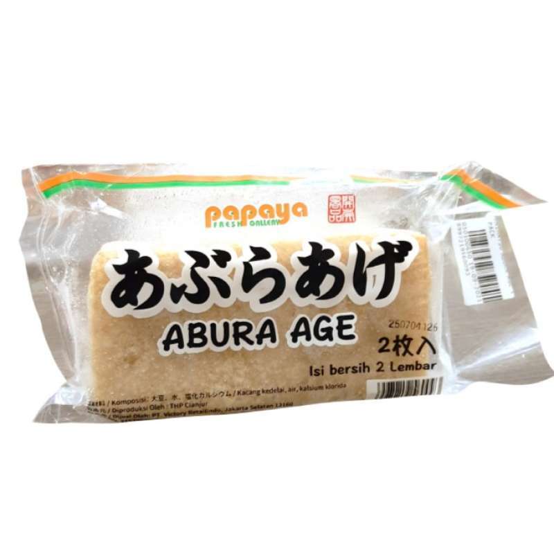 Jual Kaihatsu Abura Age / Tahu Goreng Tipis 1 Pack Di Seller Papaya