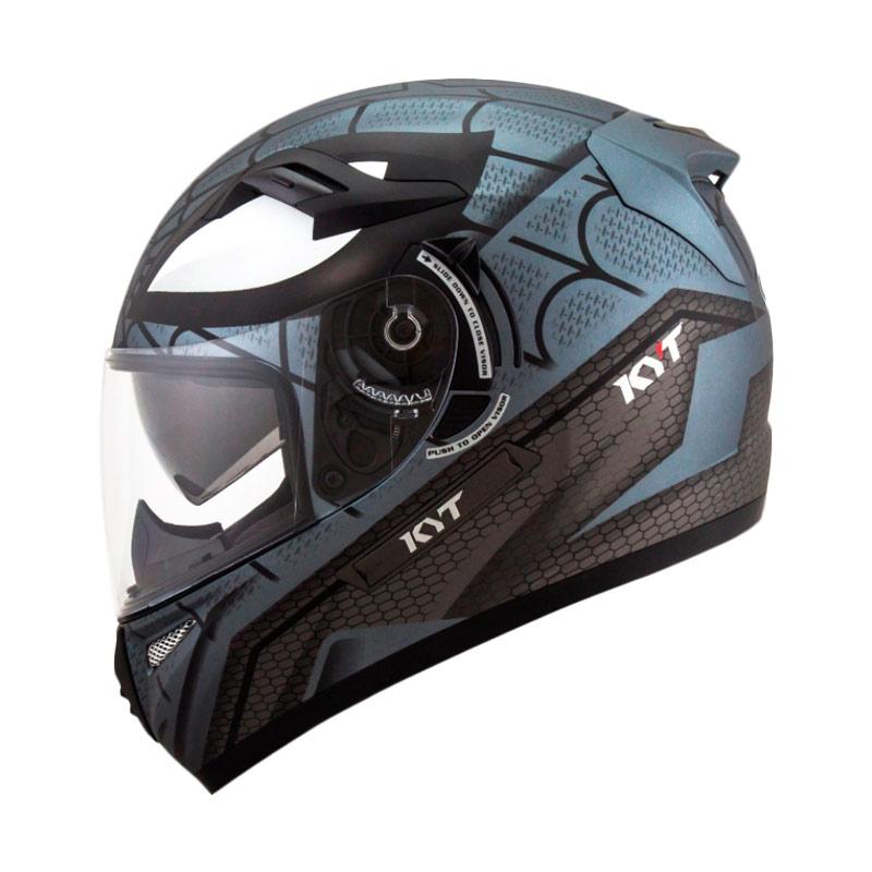 Jual KYT K2 Rider Spiderman 1 Helm Full Face Graphite Doff / Gun