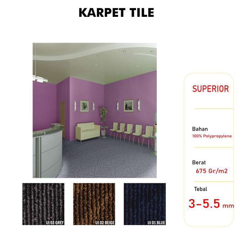 Jual Karpet Kantor dan Lantai Tile Superior di Seller Bakul Karpet ...