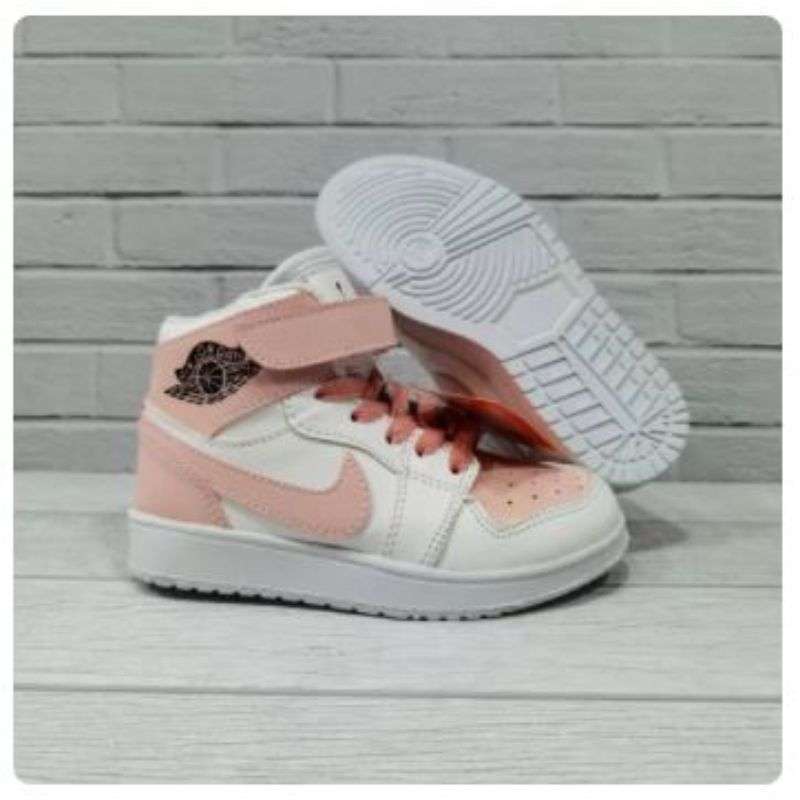 air jordan 1 peach and white
