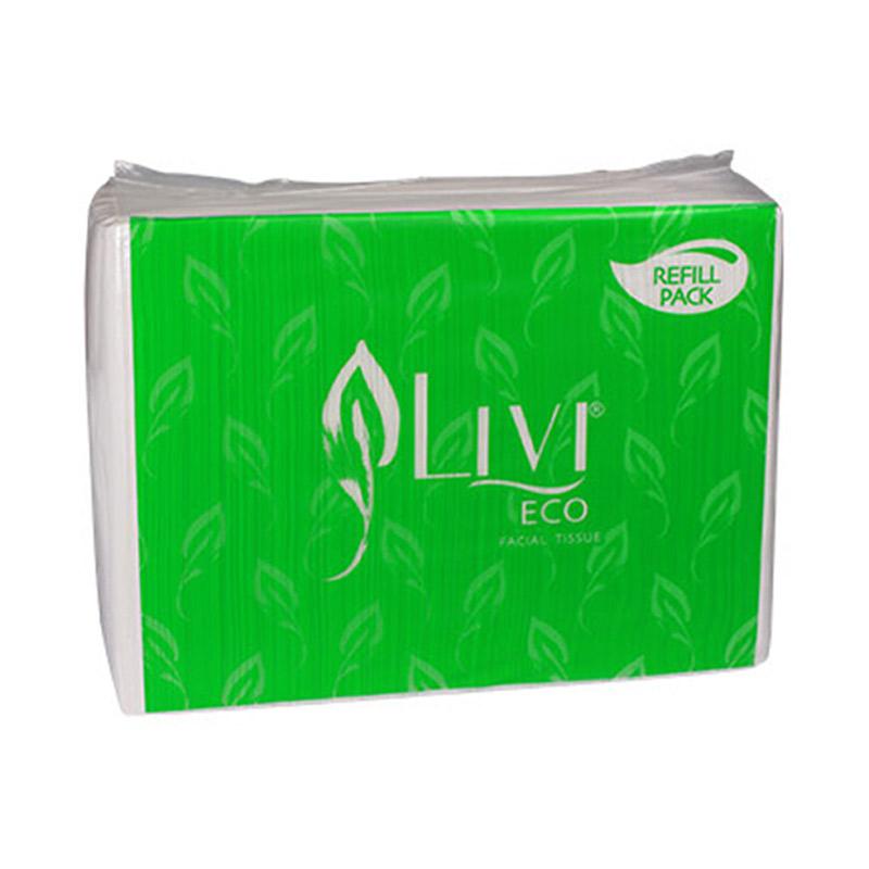 Promo Livi Eco Facial Tissue Green [600 Sheet/ Refill] Green di Seller majurrr Kota Jakarta
