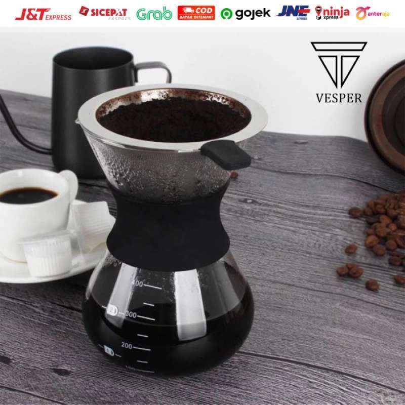 Promo Chemex coffee maker pour over / coffee pot 400ml / kopi server v60 di Seller JOVANKA Kab