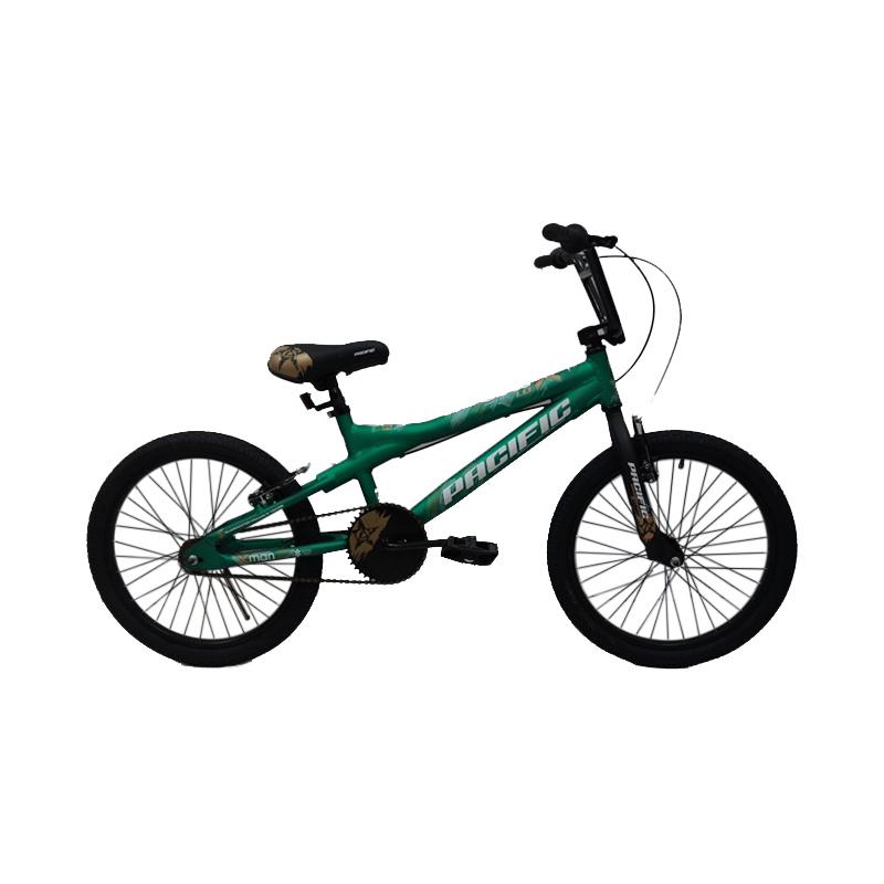 Jual Pacific  Xman 1 0 Sepeda  BMX  Green 20  Inch  Online 