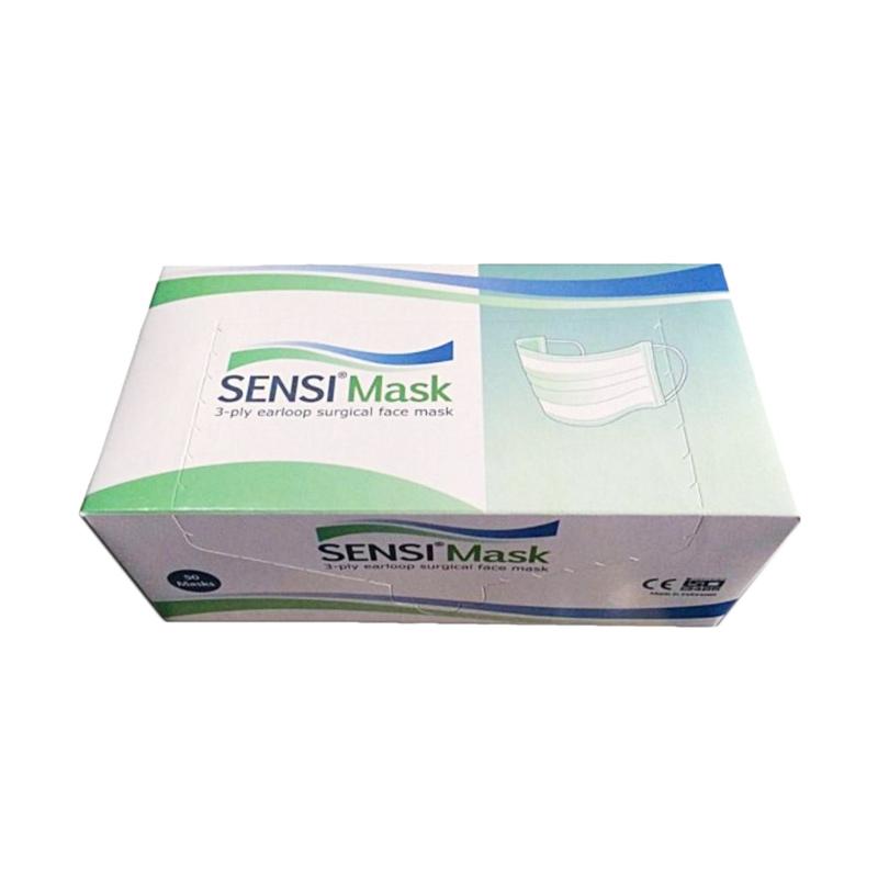 Jual Masker Sensi Mask Earloop 3ply - New Produksi 2020