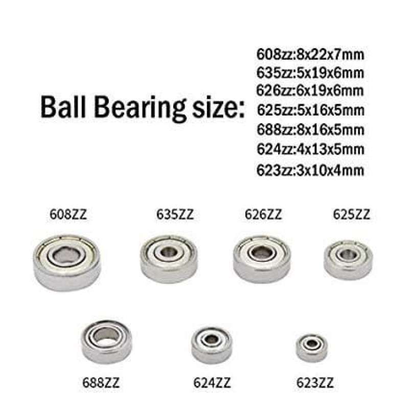 Roulements à Billes à Bride F608ZZ Roulements à Billes Miniatures à