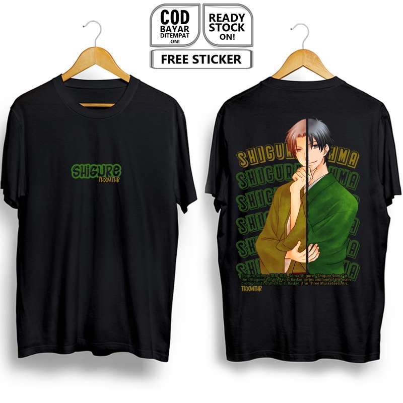Promo KAOS SHIGURE SOHMA FRUITS BASKET AYAME HATORI MABUDACHI TRIO