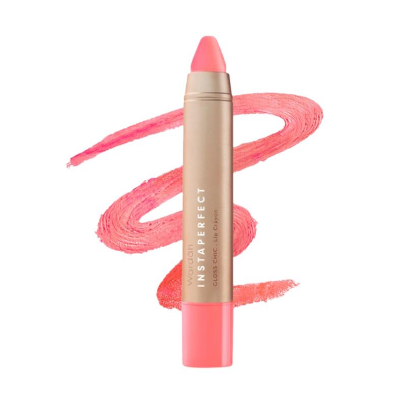 Jual Wardah Instaperfect Gloss Chic Lip Crayon - 02 Clue