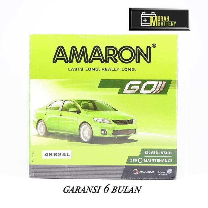 Jual Aki Mobil Nissan Evalia NS60L / 46B24L Amaron GO Aki Kering 12v
