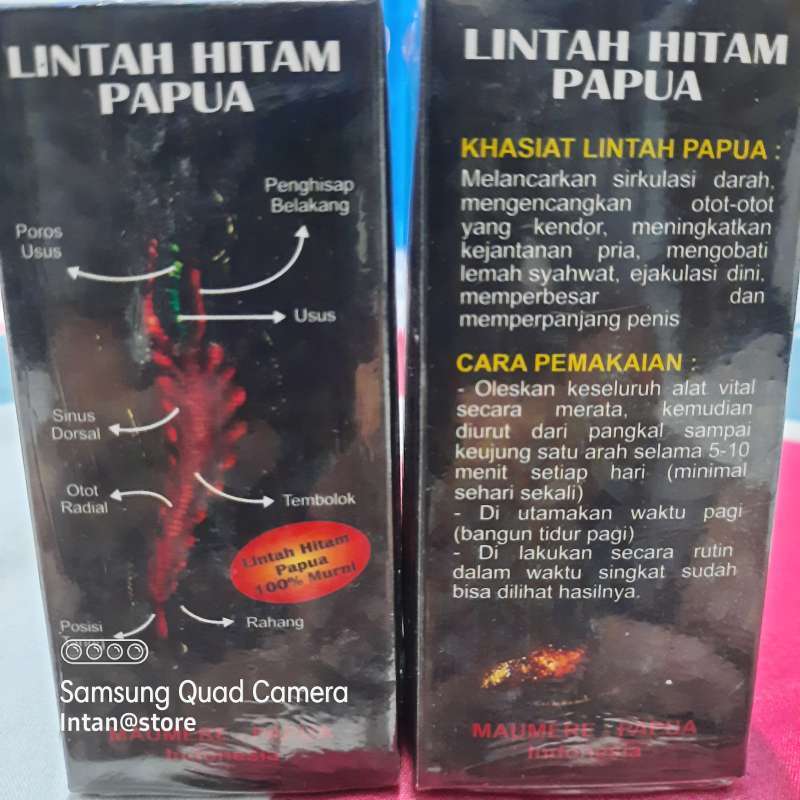 kegunaan minyak lintah hitam papua Jan Alsop