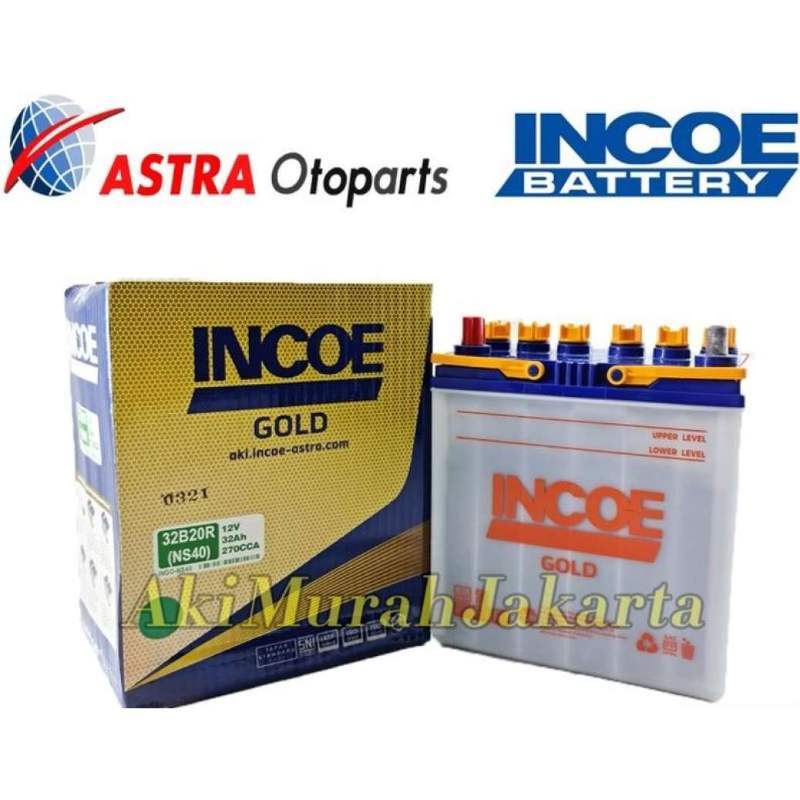Jual Aki Mobil Suzuki Splash INCOE GOLD Astra NS40 Aki Basah 12V / 32