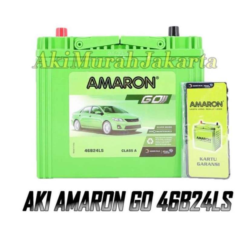 Jual Aki Mobil Wuling Cortez NS60LS / 46B24LS Amaron GO Aki Kering 12V