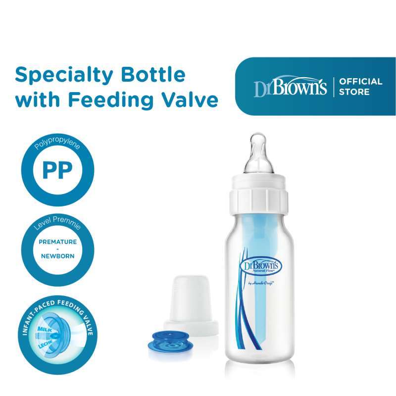 Jual Dr.Brown's Speciality Bottle W Feeding Valve Level 1 Nipple ...