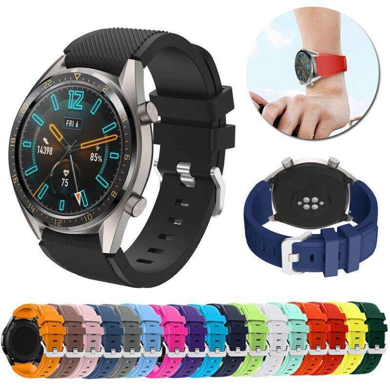 Jual STRAP TALI JAM SPORT SILIKON RUBBER WATCH BAND HUAWEI WATCH GT 2