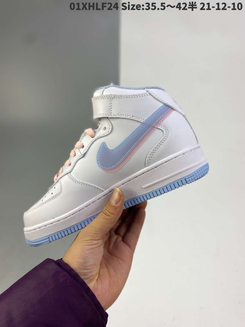 nike air force 1 pink blue