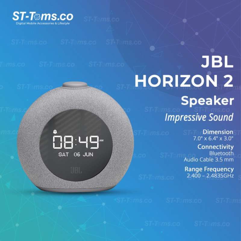Jual JBL Horizon 2 Bluetooth Speaker Clock Radio with USB Charging di