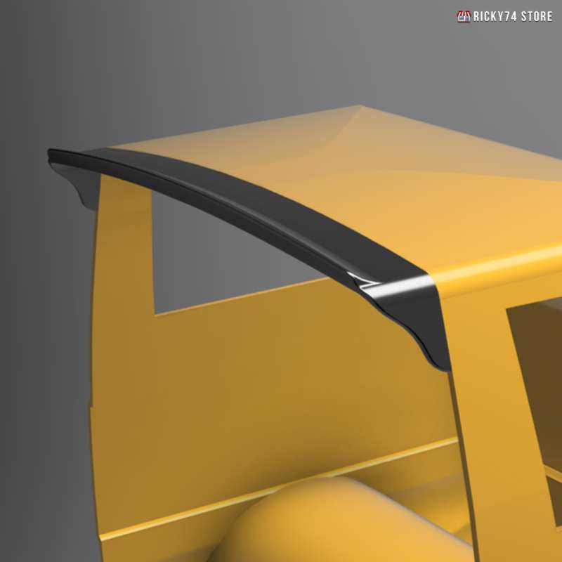 Jual WPL D12 Roof Spoiler Body Kit WPL RC Drift 3D Print Orange di Seller Ricky74 Store