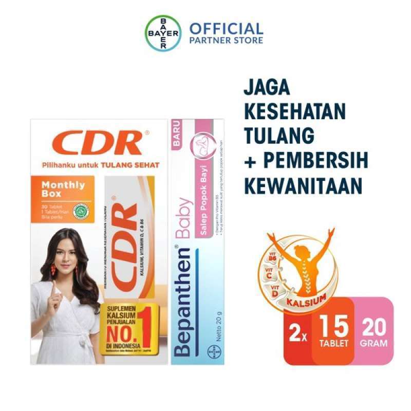 Jual FS - CDR Monthly Box 15 Tab x 2 Unit & Bepanthen 20gr di Seller ...
