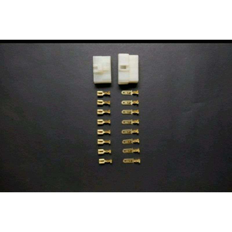 Jual SOKET SOCKET KONEKTOR CONNECTOR KABEL 8 PIN BESAR MALE FEMALE