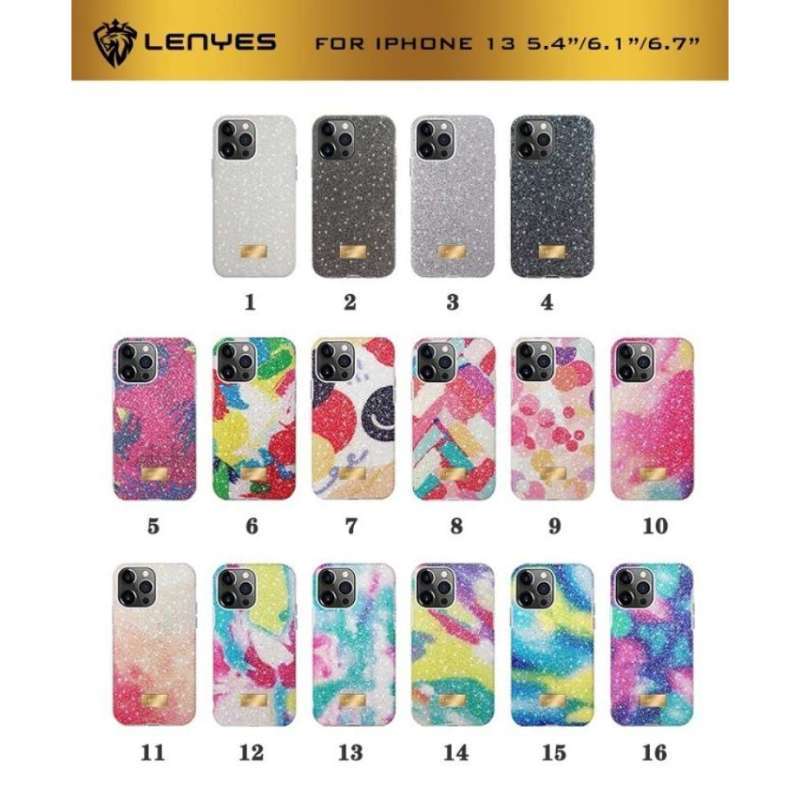 Jual LENYES CK985 Phone Case Glitter iPhone 13 Pro Max Superior Premium