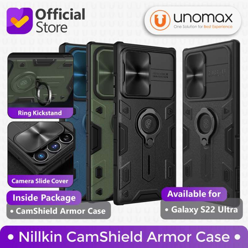 Promo Case Samsung Galaxy S22 Ultra Nillkin CamShield Armor Camera