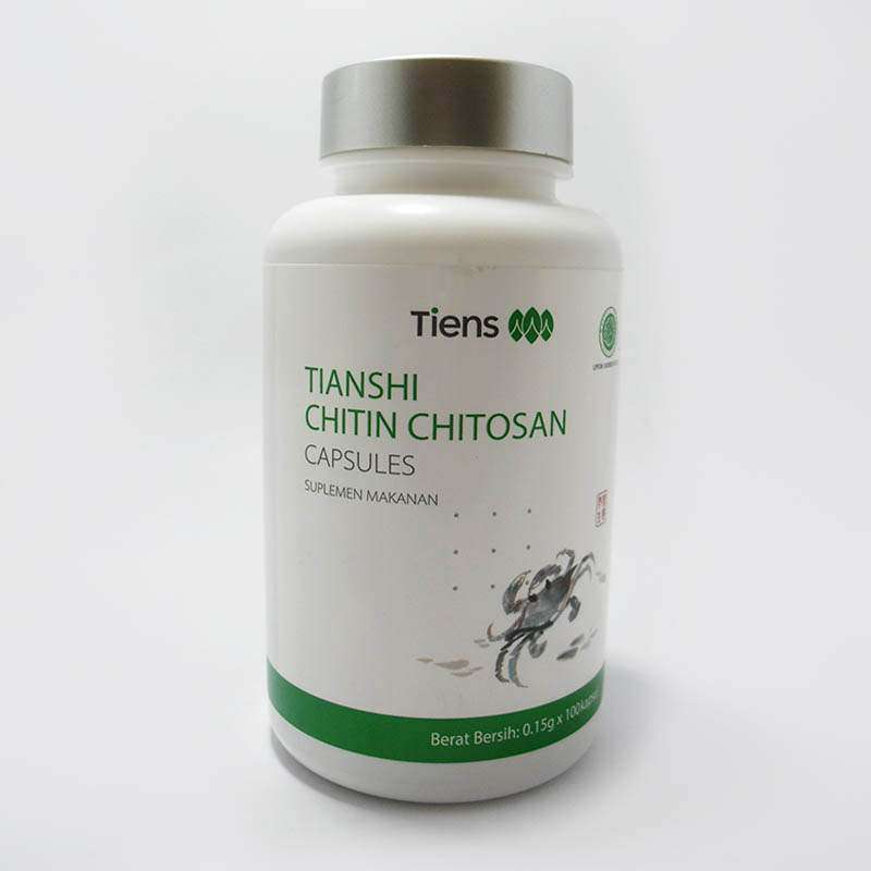 Promo TIENS Chitin Chitosan Tianshi Chitosan SEGEL ORIGINAL 100 Kapsul