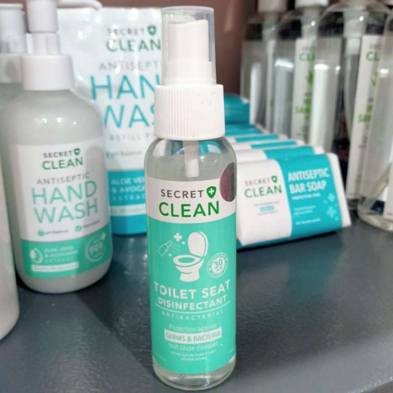 Jual Secret Clean Toilet Seat Spray Sanitizer (Disinfectant) 100ml