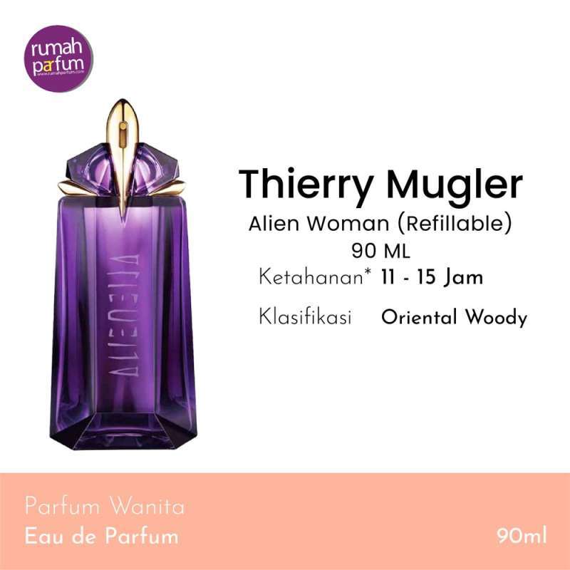 Promo Thierry Mugler Alien Woman (refillable) 90 Ml Diskon 23 Di