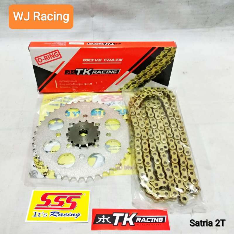 Jual Gear Set Sss Rante Tk Satria 2t 428 Hpo Gold Di Seller Wj Racing
