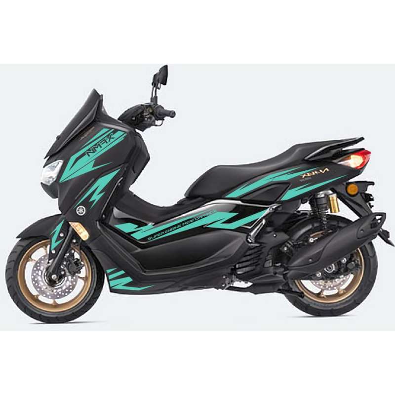 Promo Stripng Cutting stiker Yamaha New Nmax 2020 Hitam Gold - Emas 080