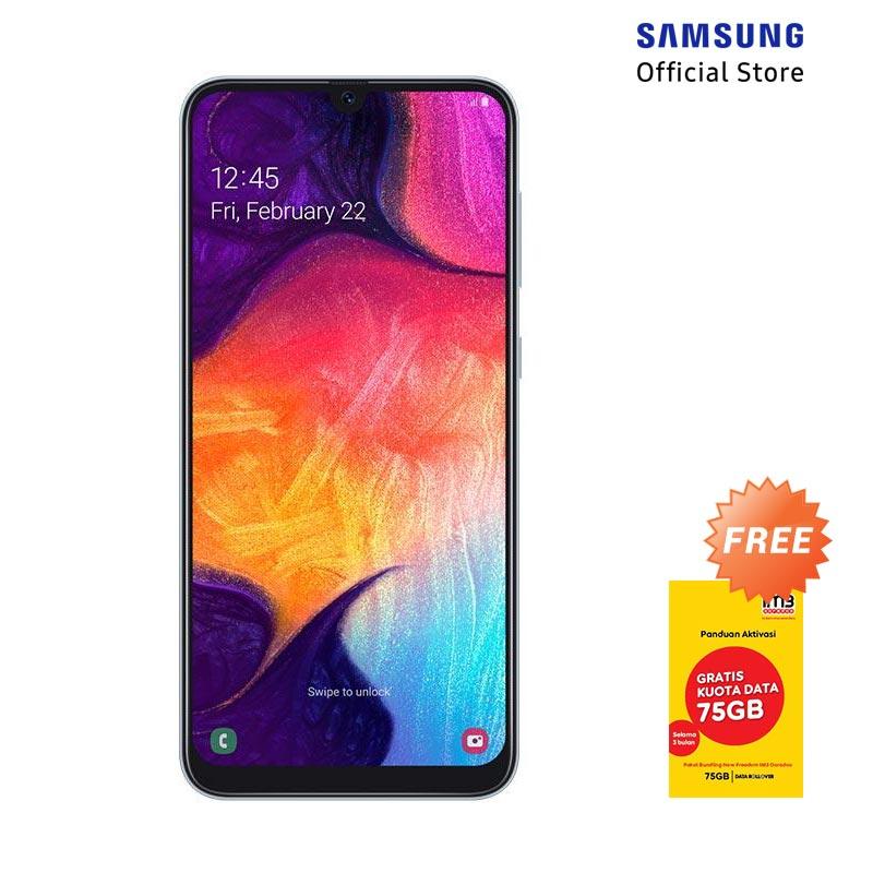 Jual Samsung Galaxy A50 Smartphone [128GB/ 6GB] Free Internet 75GB