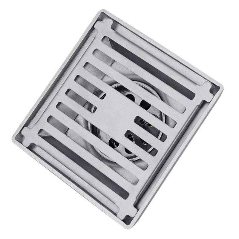 Jual Stainless Steel Floor Drain Square Bathroom Wet Room Shower Trap