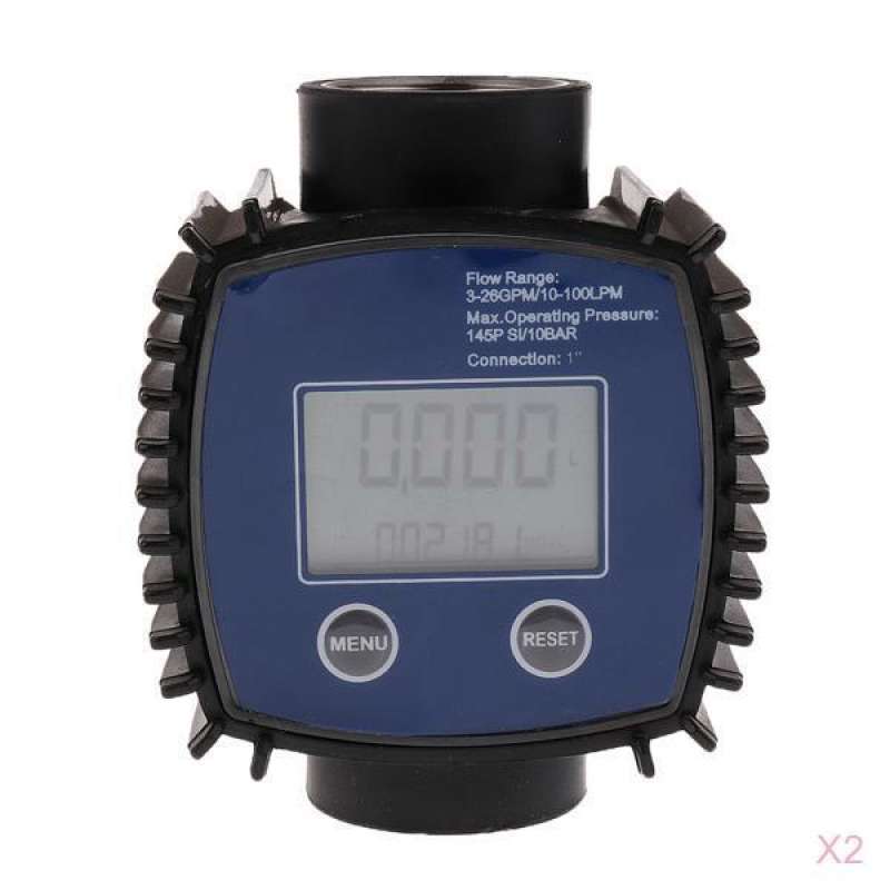 Jual Turbine Fuel Diesel Gasoline Kerosene Oil Oval Gear Digital Flow ...