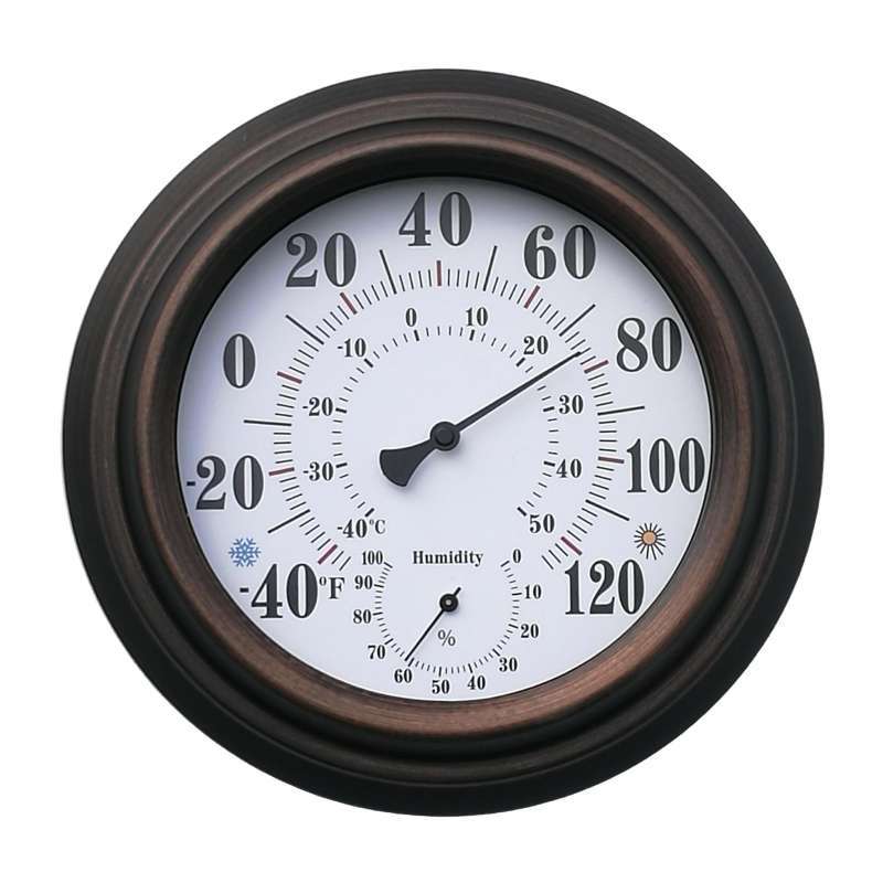 Promo Wall Mount Analog Humidity Gauge Hygrometer Temperature Meter