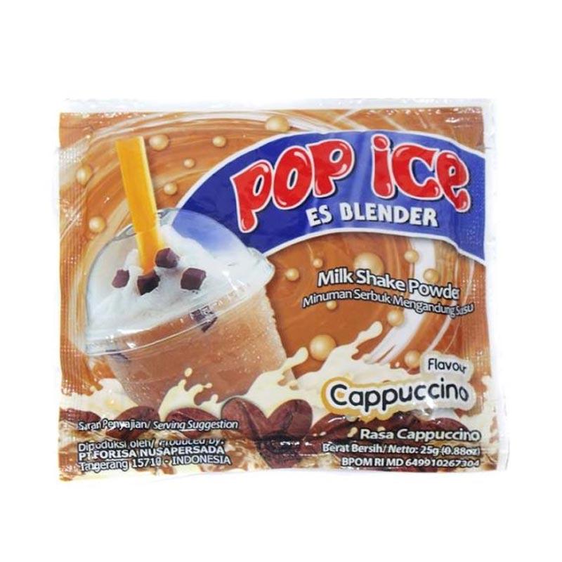 Jual POP ICE Flavour Cappucino Milk Shake Powder [25 g] di Seller