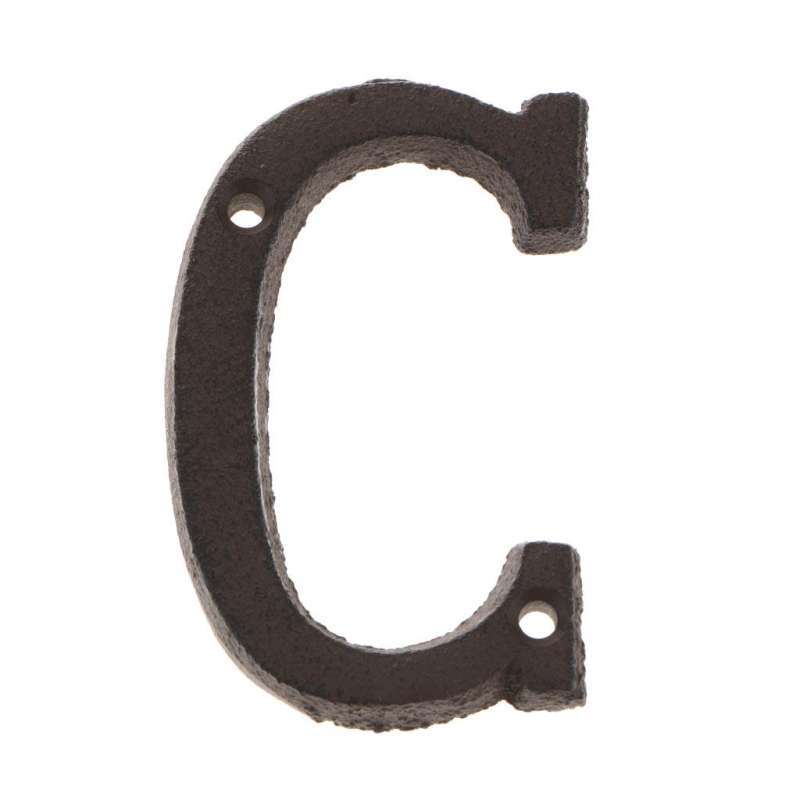 Jual 3x Cast Iron Creative Door Plate Letter Label Sign DIY Wall Home Decor di Seller BAOSITY