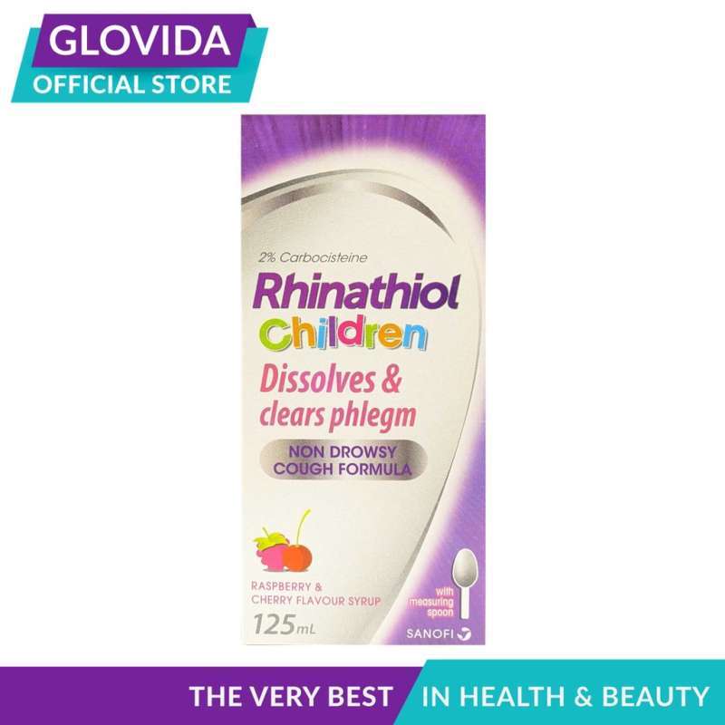 Jual Rhinathiol Children Cough Syrup Raspberry & Cherry Flavour 125ml