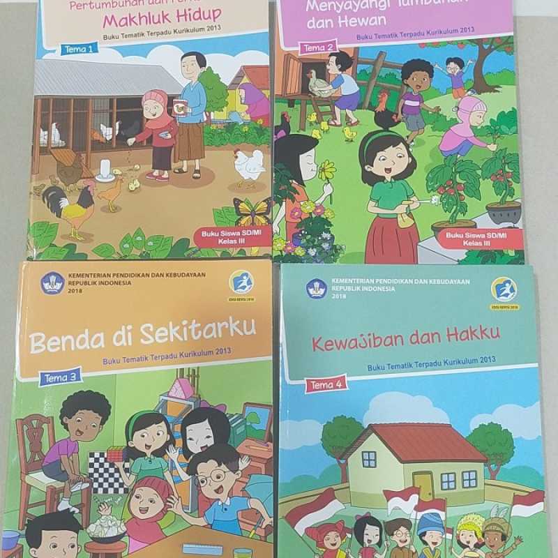 Promo Original Paket Tematik Kelas 3 SD Semester 1 Buku Sd Kelas 3 ...