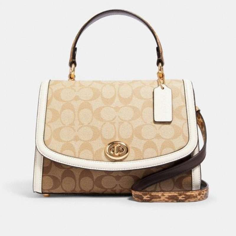 Jual Coach Tilly Top Handle In Signature Canvas di Seller