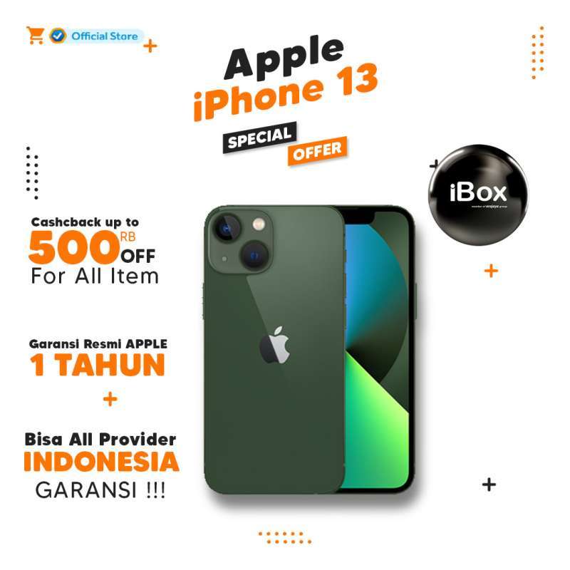 Jual Apple iPhone 13 Mini IBOX Dual Sim 512GB 256GB 128GB Green - 256GB