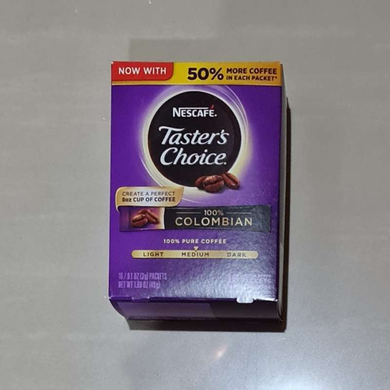 Jual Kopi Nescafe Taster's Choice 100 Colombian Instant Coffee 16 x 3