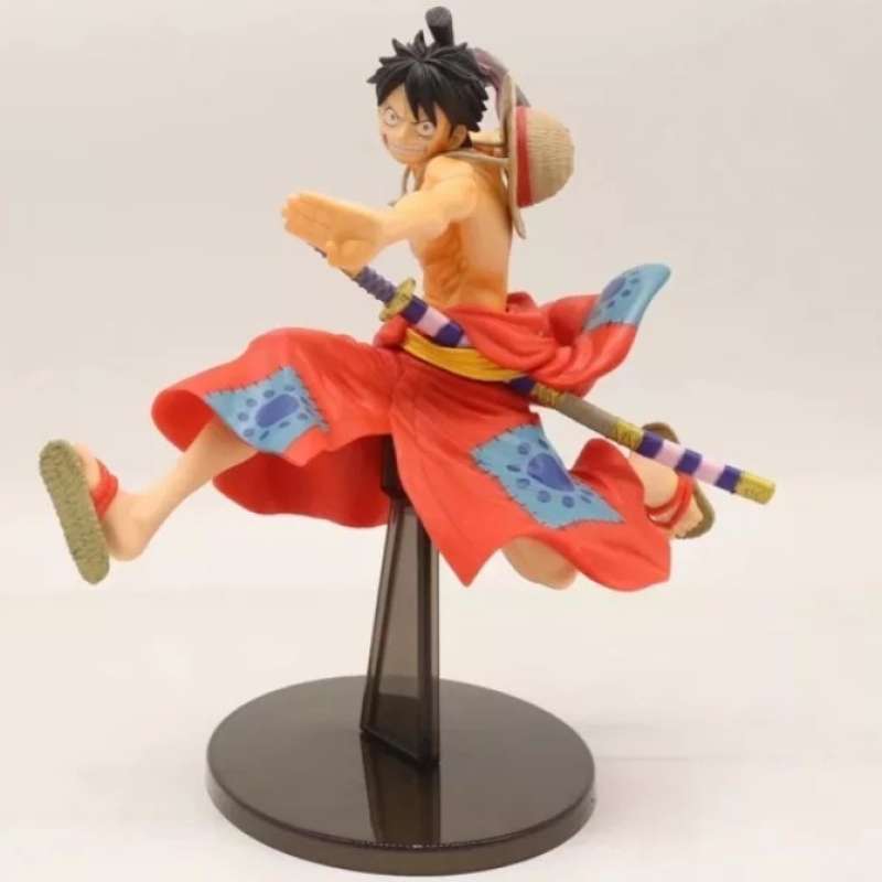 Jual ACTION FIGURE ANIME ONE PIECE MONKEY D LUFFY KIMONO BATTLE ...