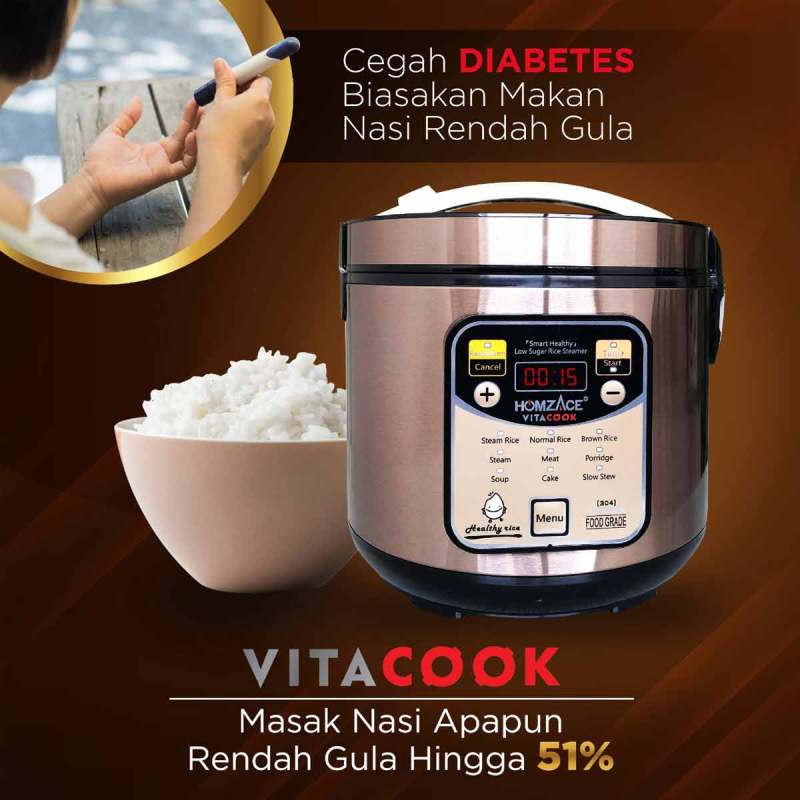 Jual Vitacook Sehat Untuk Diabetes Rice Cooker di Seller Indahsehat99
