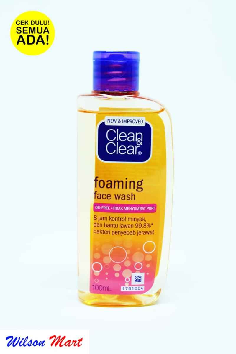 Jual CLEAN AND CLEAR ESSENTIALS FOAMING FACIAL WASH 100 ML di Seller