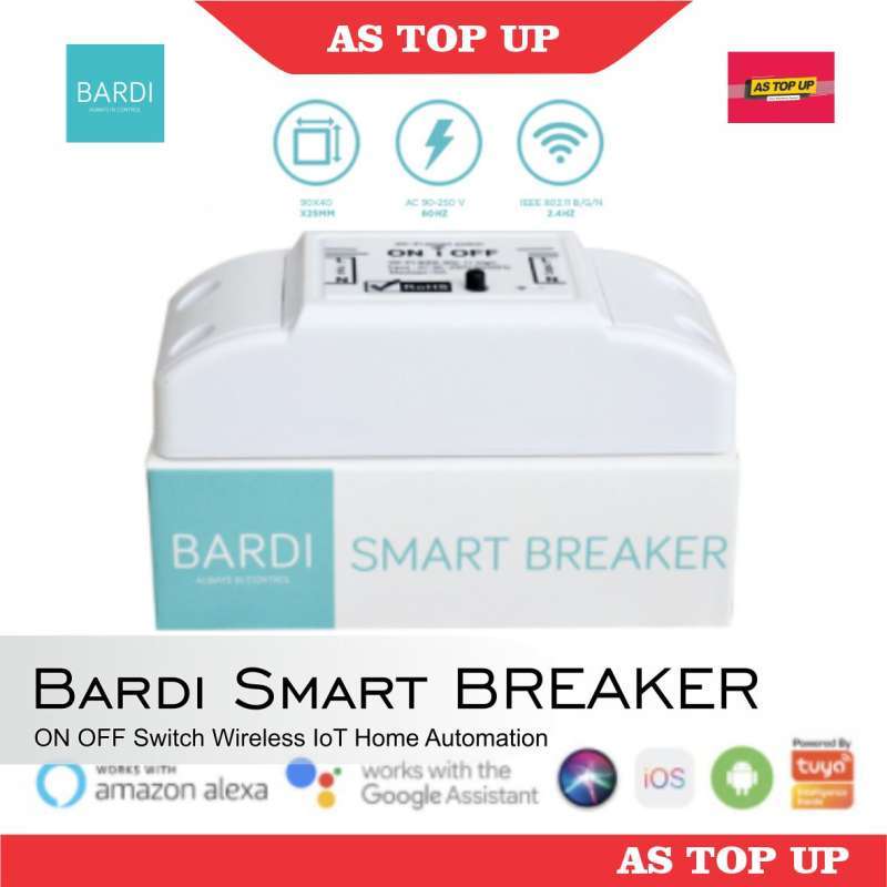Jual BARDI Smart Breaker ON OFF Switch - Wireless IoT Home Automation ...